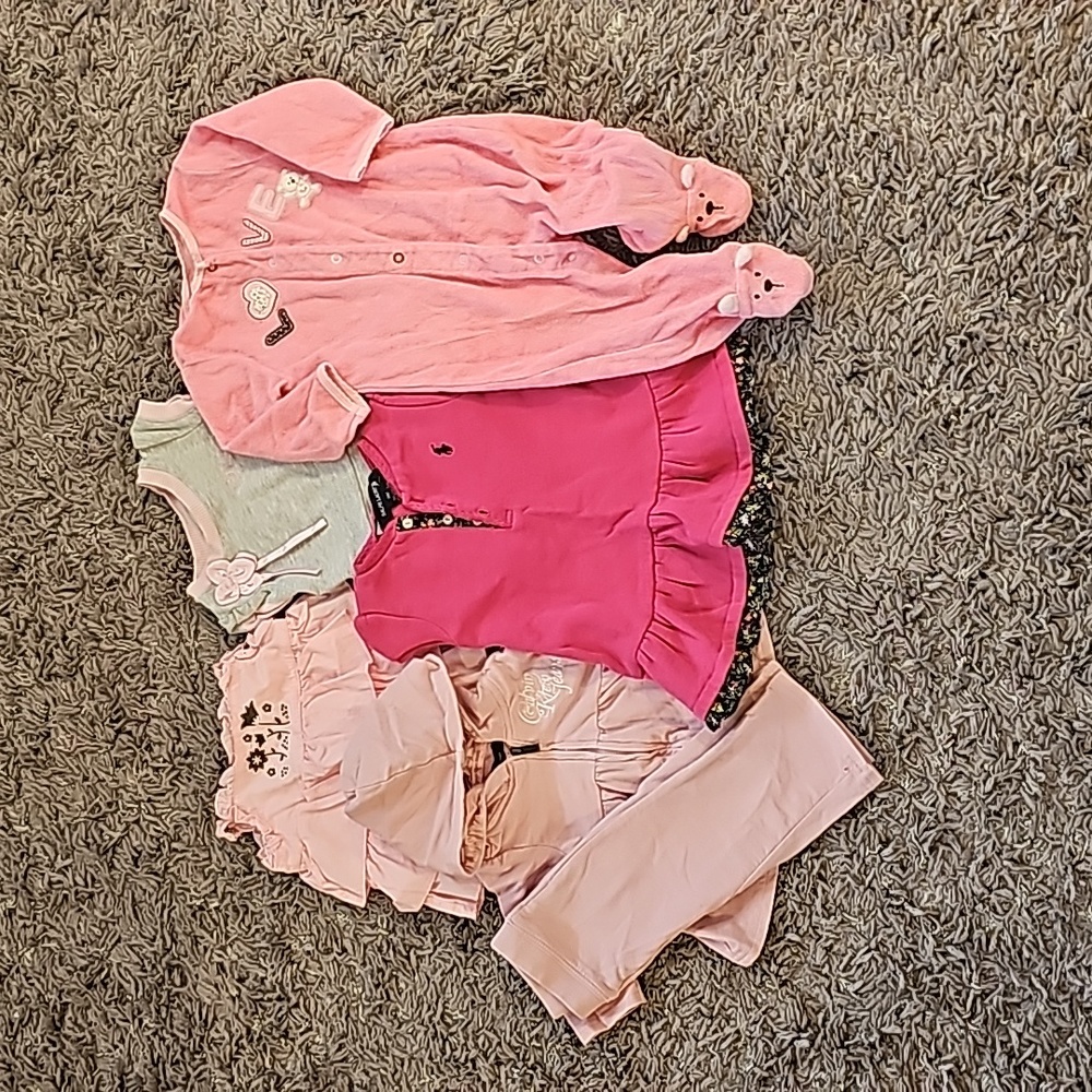 Ralph Lauren Pink Jersey Dress 9 months Girls bundle